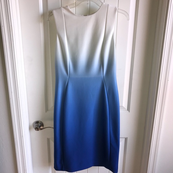 calvin klein ombre dress